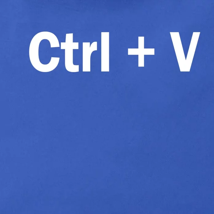 Ctrl + V Zip Tote Bag