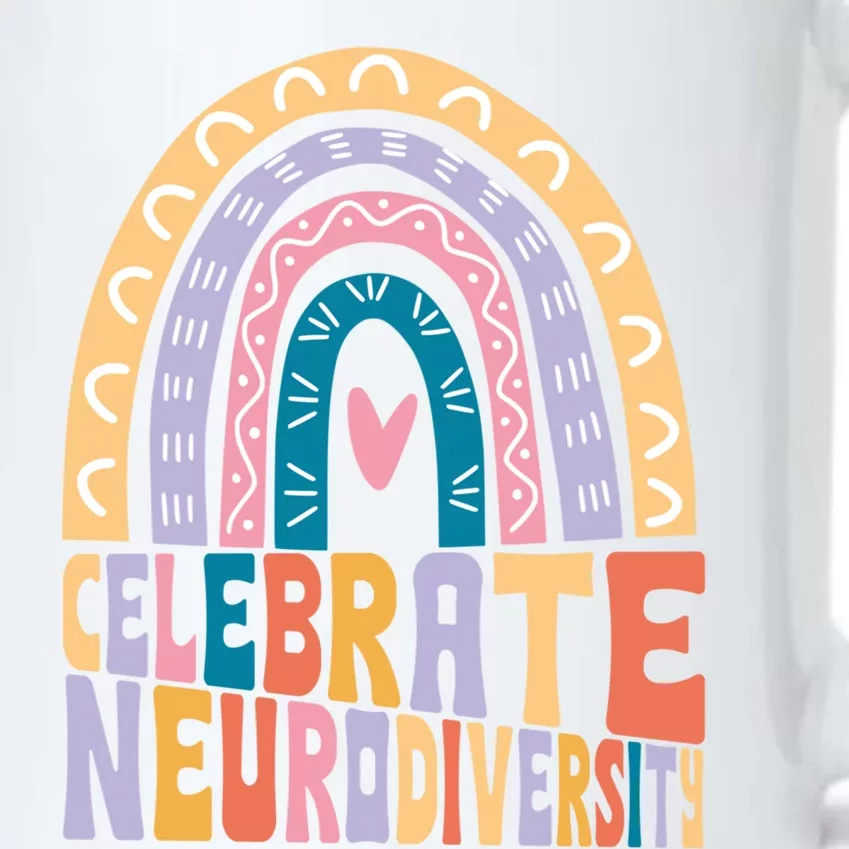 Celebrate The Spectrum Celebrate Neurodiversity Autism Gift Black Color Changing Mug