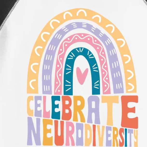 Celebrate The Spectrum Celebrate Neurodiversity Autism Gift Toddler Fine Jersey T-Shirt