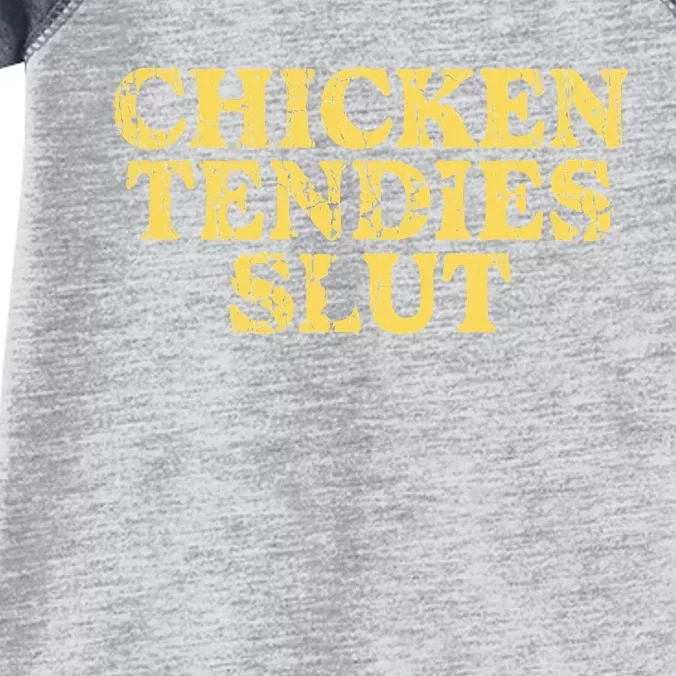 Chicken Tendies Slut Chicken Tender Lover Nuggets Infant Baby Jersey Bodysuit