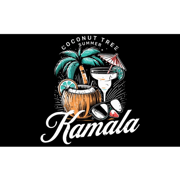 Coconut Tree Summer Vibes Bumper Sticker