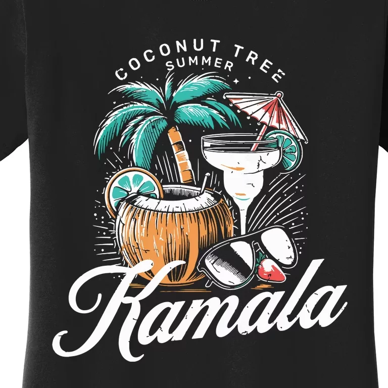 Coconut Tree Summer Vibes Women's T-Shirt