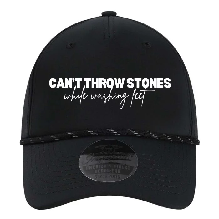 CanT Throw Stones While Washing Feet Performance The Dyno Cap