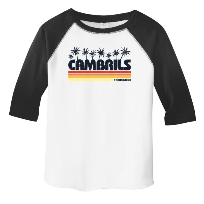 Cambrils Tarragona Spain Retro Tourism Great Gift Toddler Fine Jersey T-Shirt