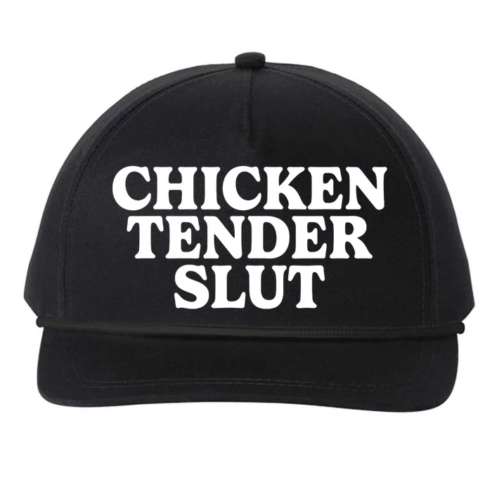 Chicken Tender Slut Snapback Five-Panel Rope Hat