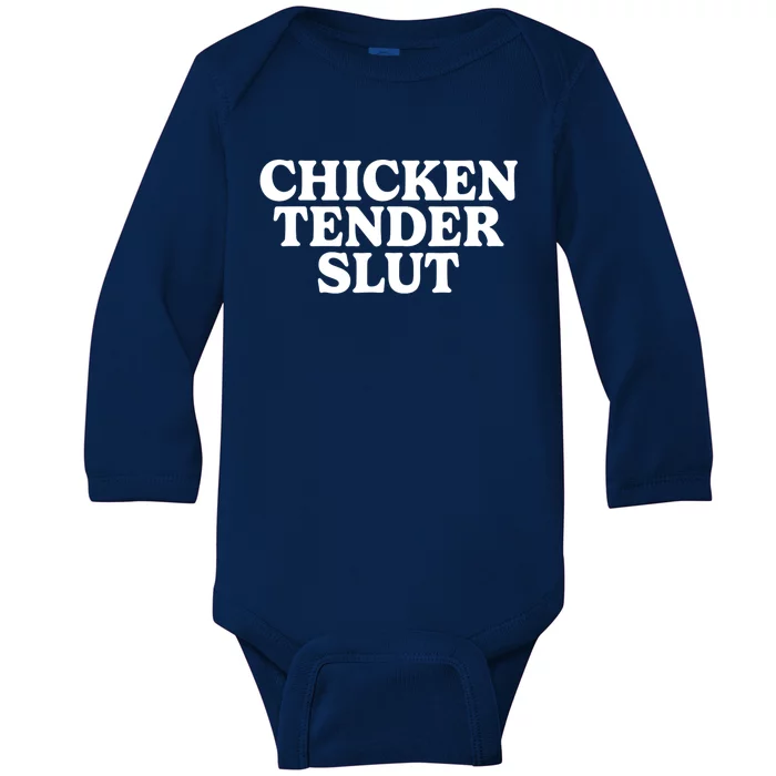 Chicken Tender Slut Baby Long Sleeve Bodysuit