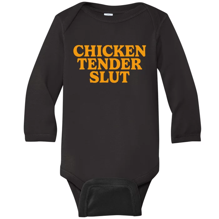 Chicken Tender Slut Baby Long Sleeve Bodysuit