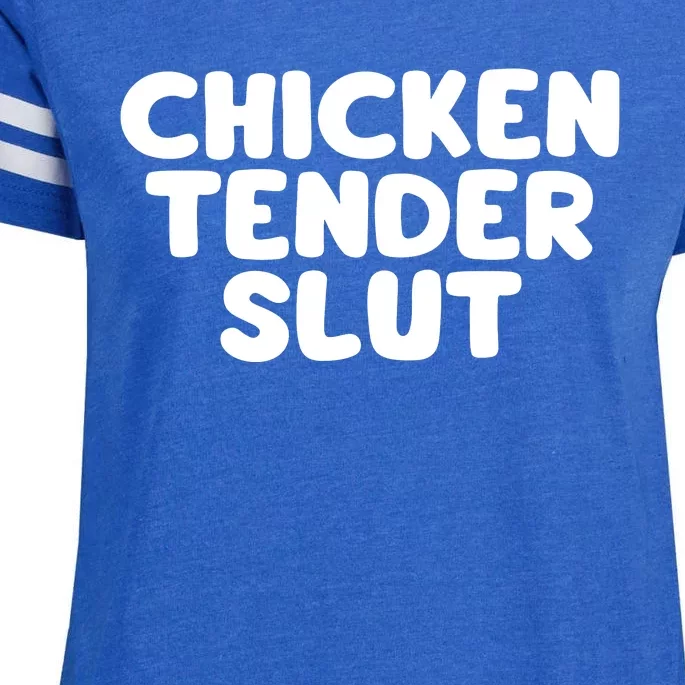 Chicken Tender Slut Enza Ladies Jersey Football T-Shirt