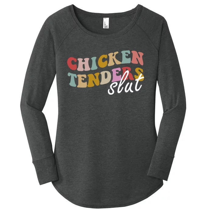 Chicken Tender Slut Women's Perfect Tri Tunic Long Sleeve Shirt