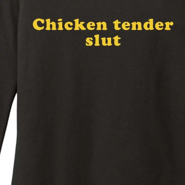 Chicken Tender Slut Womens CVC Long Sleeve Shirt