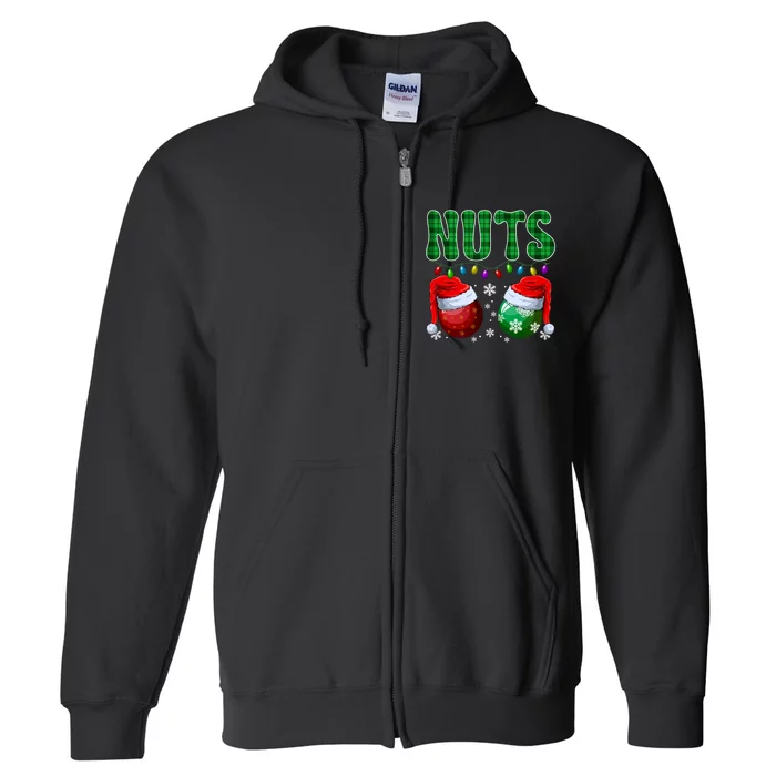 Christmas T Shirts Matching Couple Family Chestnuts Full Zip Hoodie