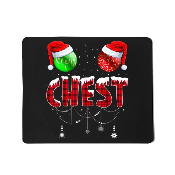 Christmas T Shirts Matching Couple Family Chestnuts Mousepad