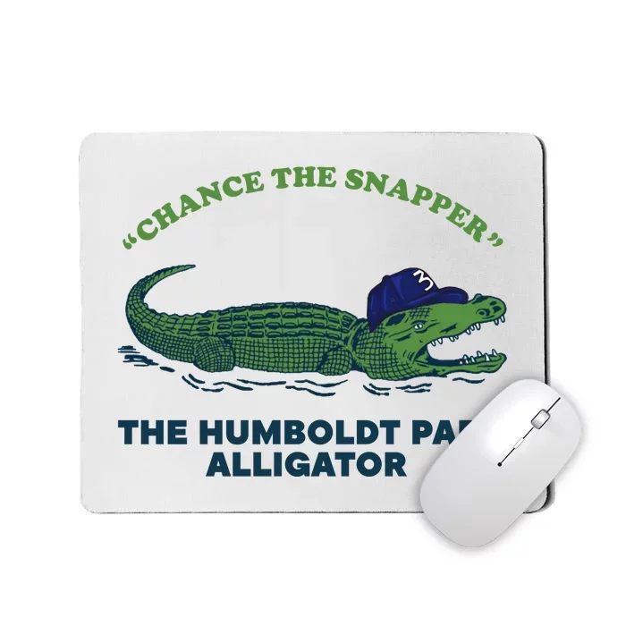 Chance The Snapper Chicago Gator Mousepad