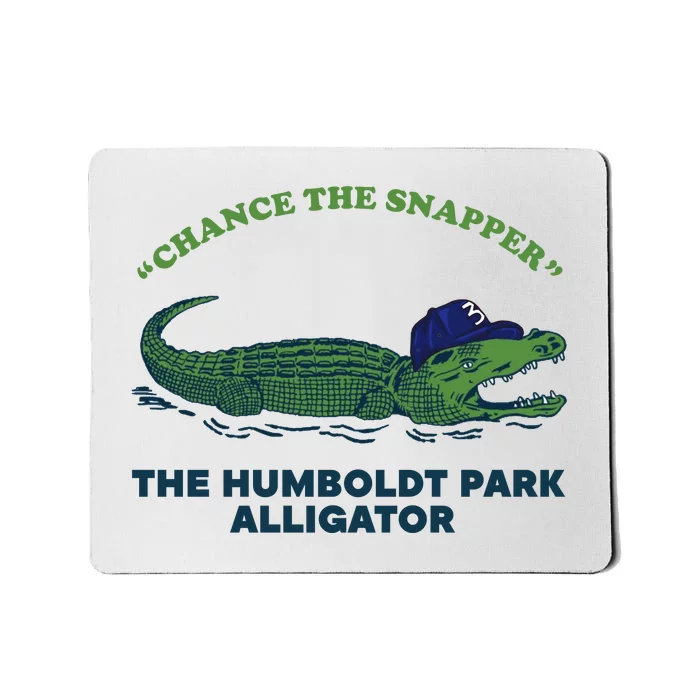 Chance The Snapper Chicago Gator Mousepad