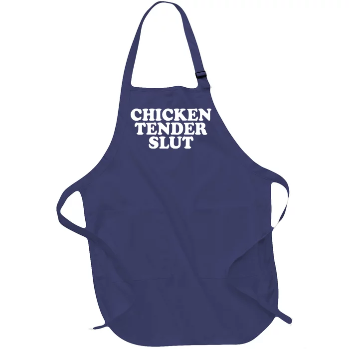 Chicken Tender Slut Funny Gift Full-Length Apron With Pocket