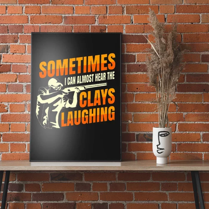 Clay Trap Shooting Flying Launcher Poster