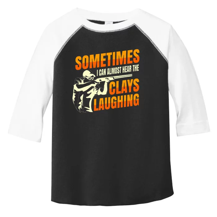 Clay Trap Shooting Flying Launcher Toddler Fine Jersey T-Shirt