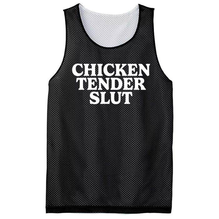 Chicken Tender Slut Mesh Reversible Basketball Jersey Tank