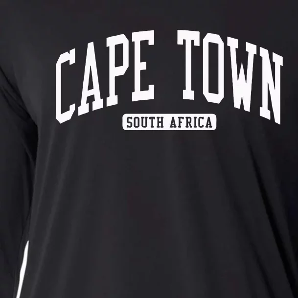 Cape Town South Africa College Cooling Performance Long Sleeve Crew