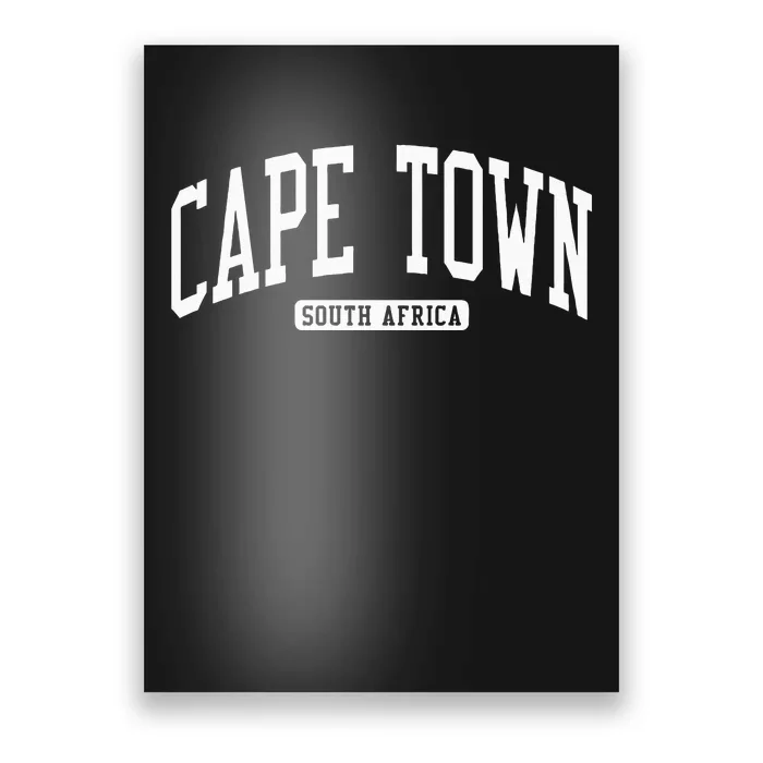 Cape Town South Africa College Poster