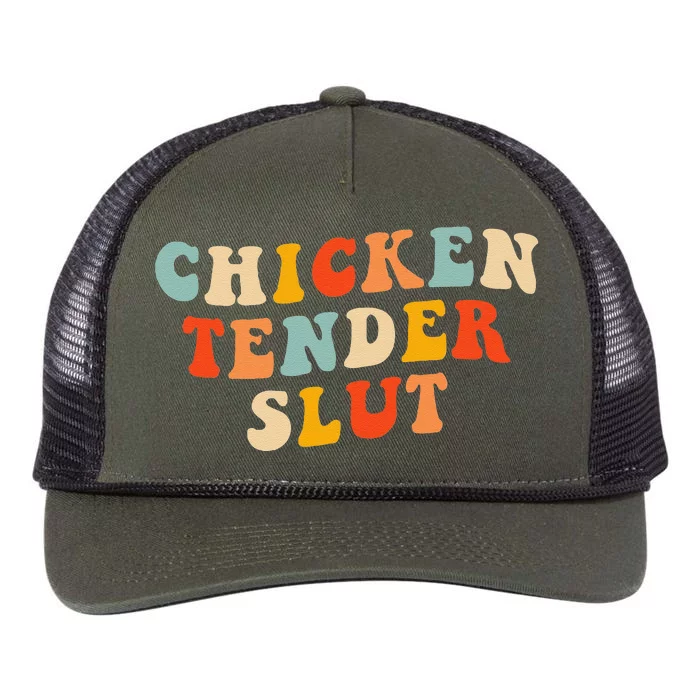 Chicken Tender Slut Retro Retro Rope Trucker Hat Cap