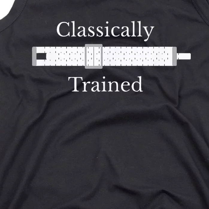 Classically Trained Slide Rule Mechanical Analog Calculator Tank Top