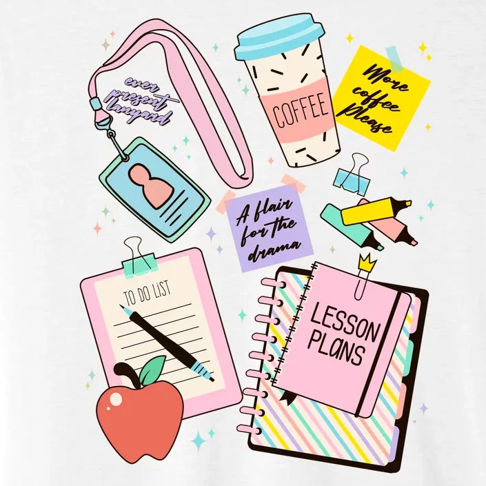 Cute Teacher Stuff School Life ChromaSoft Performance T-Shirt