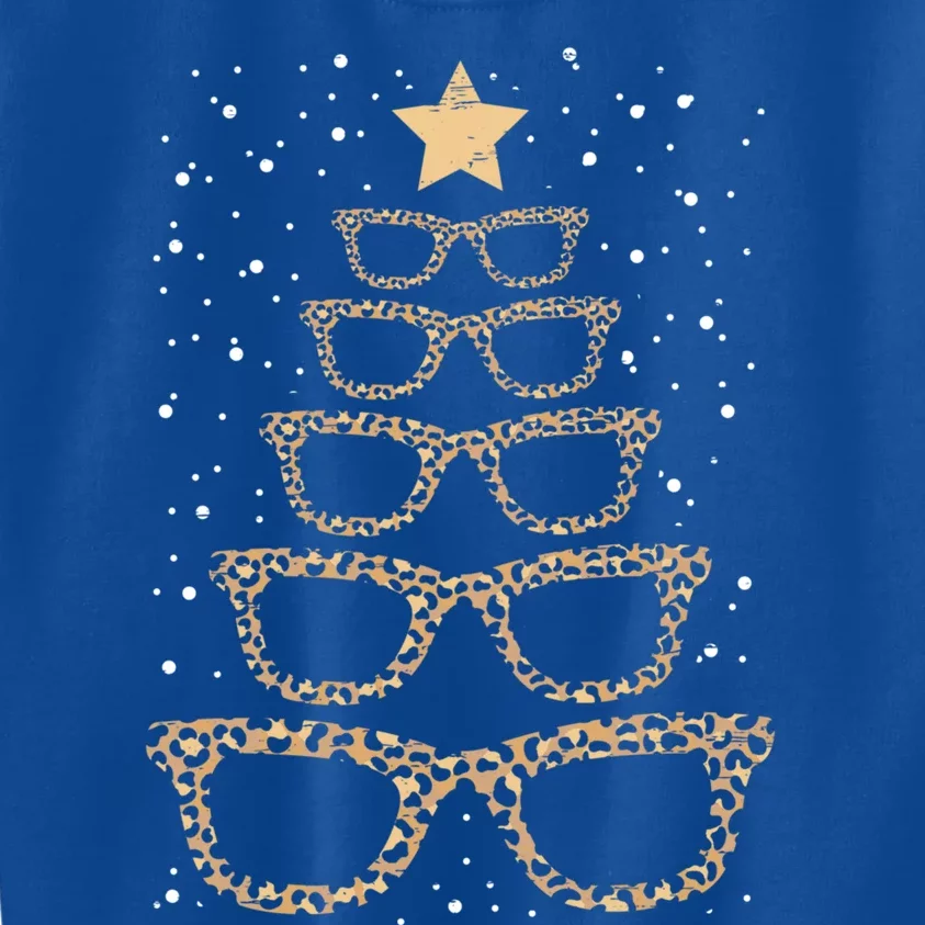 Christmas Tree Sunglasses Eyeglasses For Optometrist Xmas Funny Gift Kids Sweatshirt