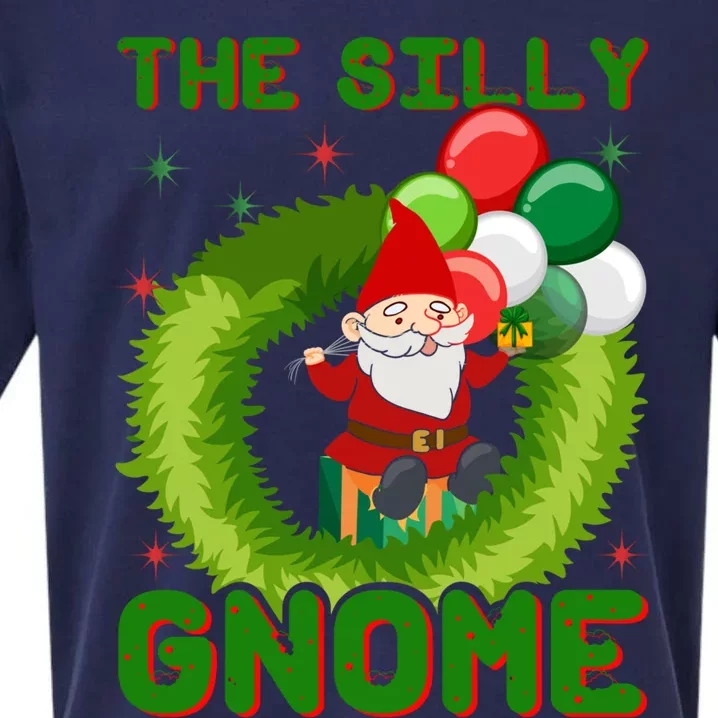 Christmas The Silly Gnome Gift Sueded Cloud Jersey T-Shirt