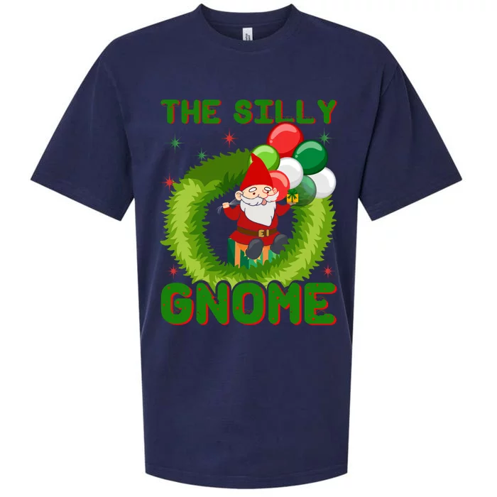 Christmas The Silly Gnome Gift Sueded Cloud Jersey T-Shirt