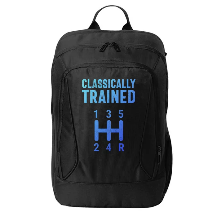 Classically Trained Stick Driver Ual Transmission Car Cute Gift City Backpack