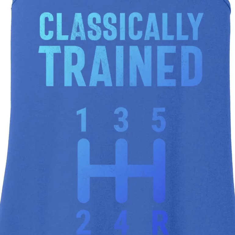 Classically Trained Stick Driver Ual Transmission Car Cute Gift Ladies Essential Tank