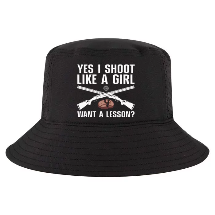 Cool Trap Shooting Mom Skeet Shooting Target Cool Comfort Performance Bucket Hat