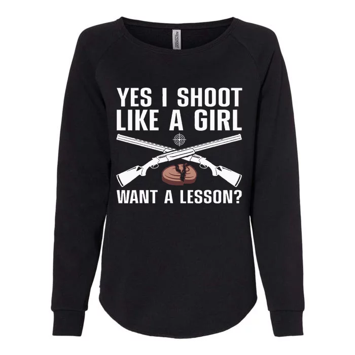 Cool Trap Shooting Mom Skeet Shooting Target Womens California Wash Sweatshirt