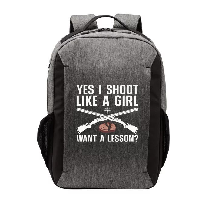 Cool Trap Shooting Mom Skeet Shooting Target Vector Backpack