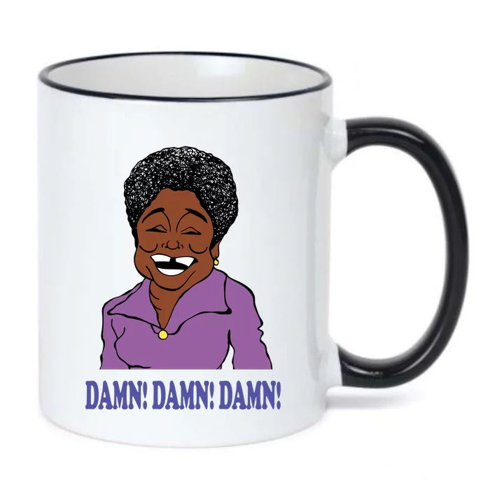 Classic TV Show Sitcom Good Times Damn Damn Damn Black Color Changing Mug