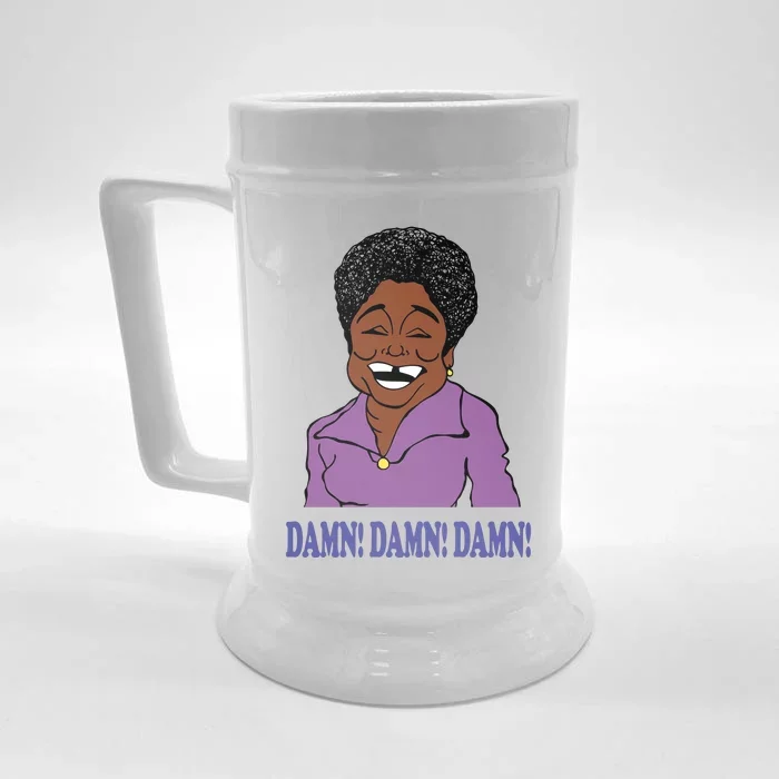 Classic TV Show Sitcom Good Times Damn Damn Damn Front & Back Beer Stein