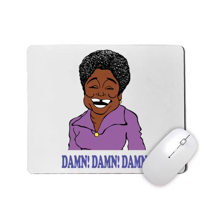 Classic TV Show Sitcom Good Times Damn Damn Damn Mousepad