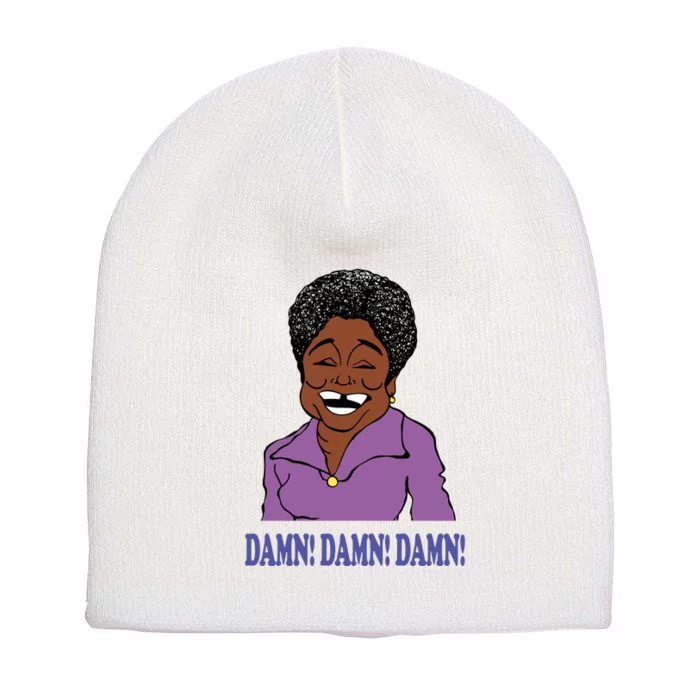 Classic TV Show Sitcom Good Times Damn Damn Damn Short Acrylic Beanie