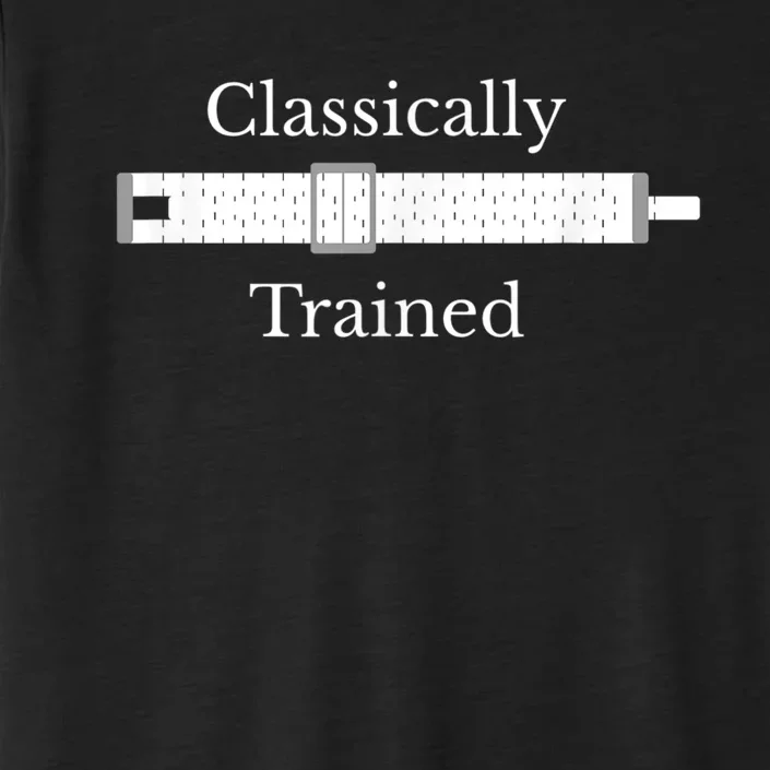 Classically Trained Slide Rule Mechanical Analog Calculator ChromaSoft Performance T-Shirt