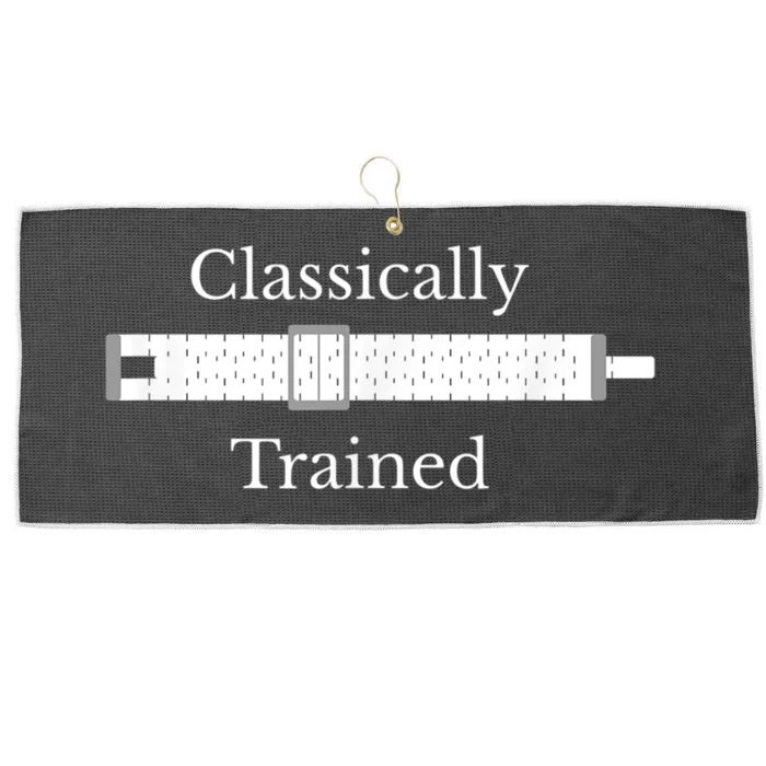 Classically Trained Slide Rule Mechanical Analog Calculator Large Microfiber Waffle Golf Towel