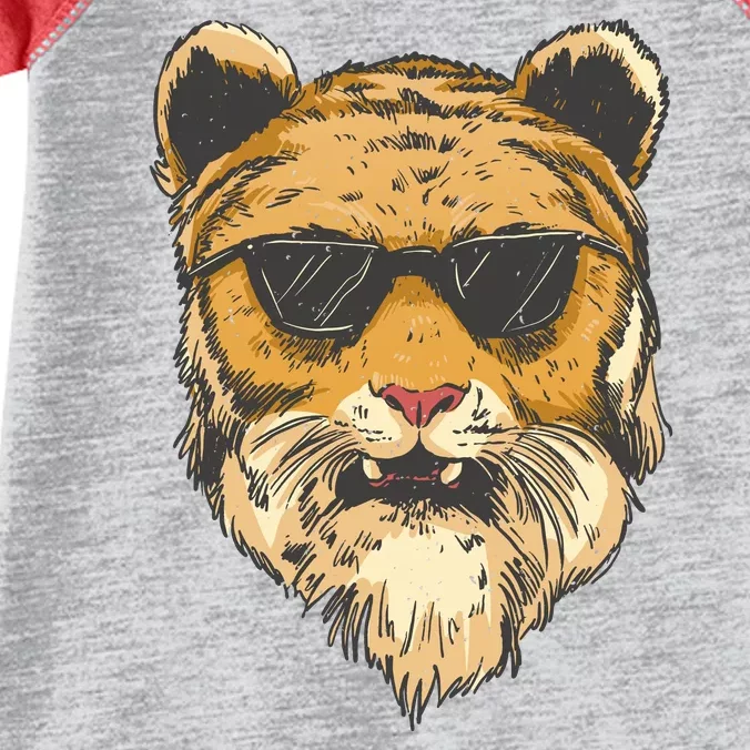 Cool Tiger Sunglasses Retro Infant Baby Jersey Bodysuit