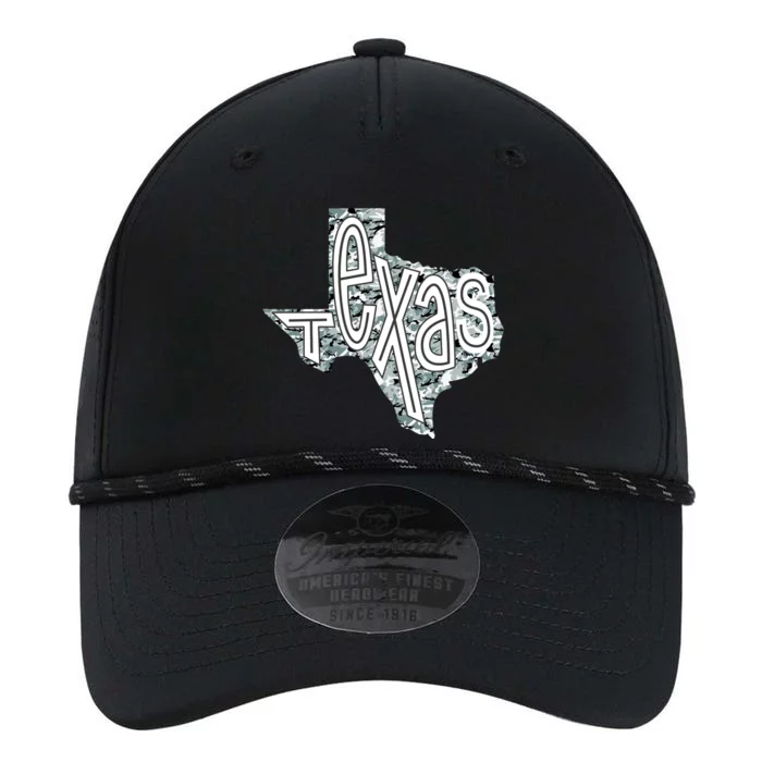 Camouflage Texas State Logo Performance The Dyno Cap