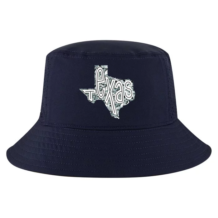 Camouflage Texas State Logo Cool Comfort Performance Bucket Hat