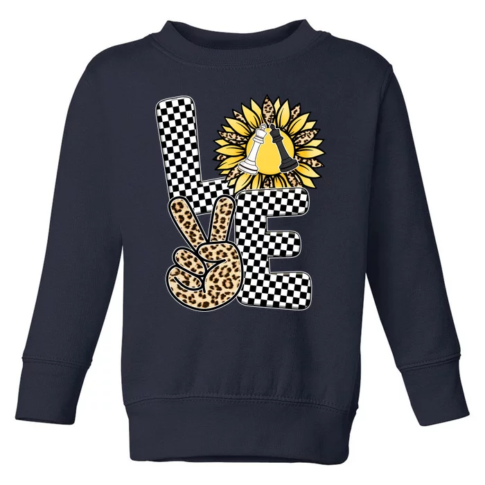 Chess T Shirts Love Chessboard Leopard Sunflower Graphic Plus Size Toddler Sweatshirt