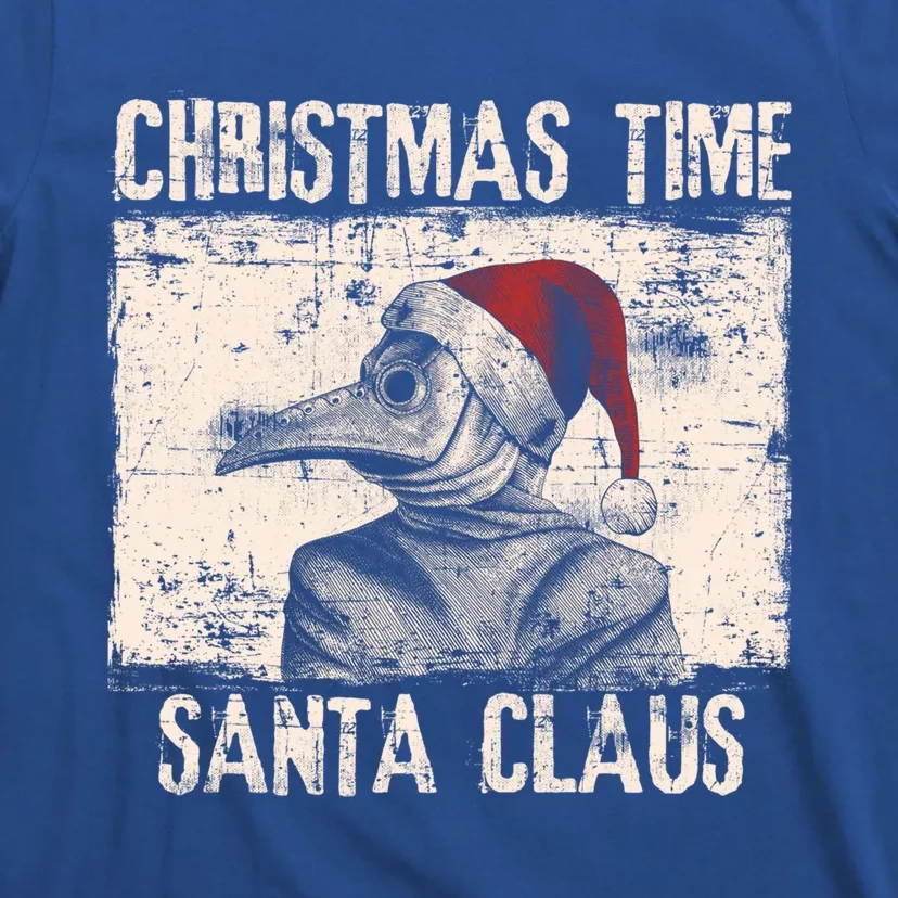 Christmas Time Santa Claus Plague Doctor Quarantine Pandemic Gift T-Shirt