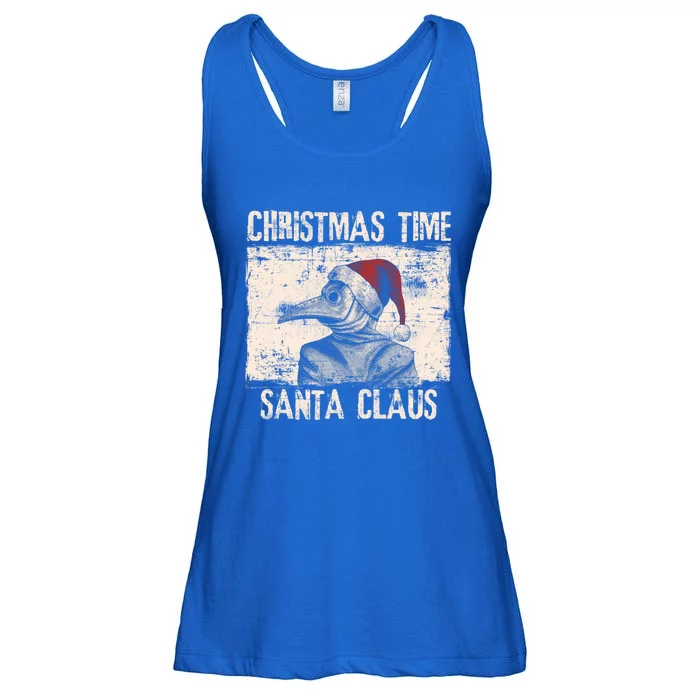 Christmas Time Santa Claus Plague Doctor Quarantine Pandemic Gift Ladies Essential Flowy Tank