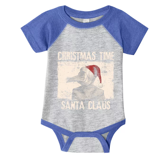 Christmas Time Santa Claus Plague Doctor Quarantine Pandemic Gift Infant Baby Jersey Bodysuit