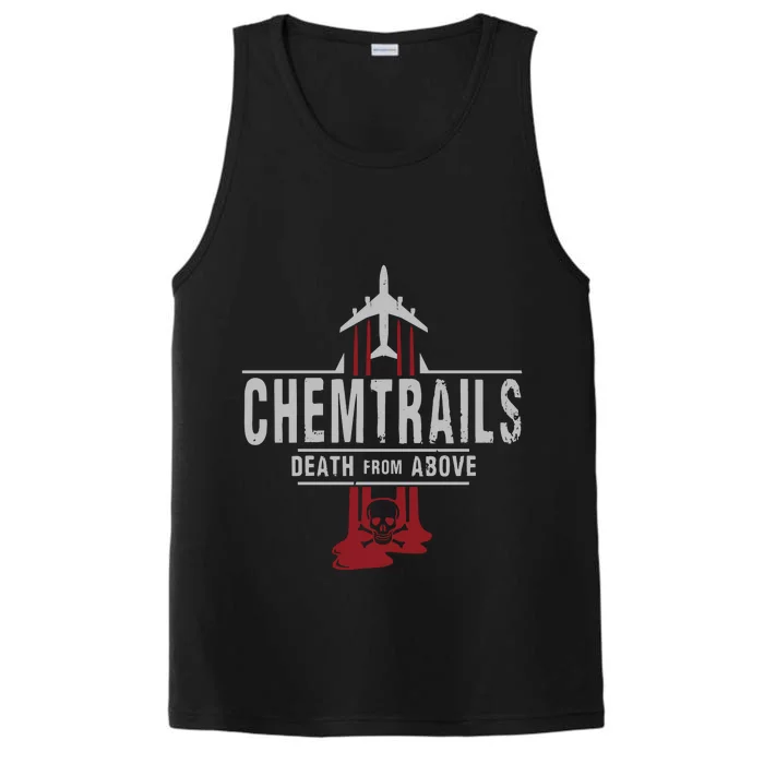 Chemtrails Top Selling Sticker Performance Tank