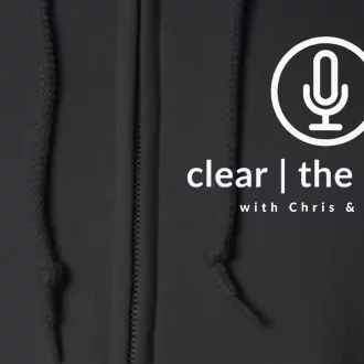 Clear the Shelf with Chris & Chris Podcast Logo Full Zip Hoodie